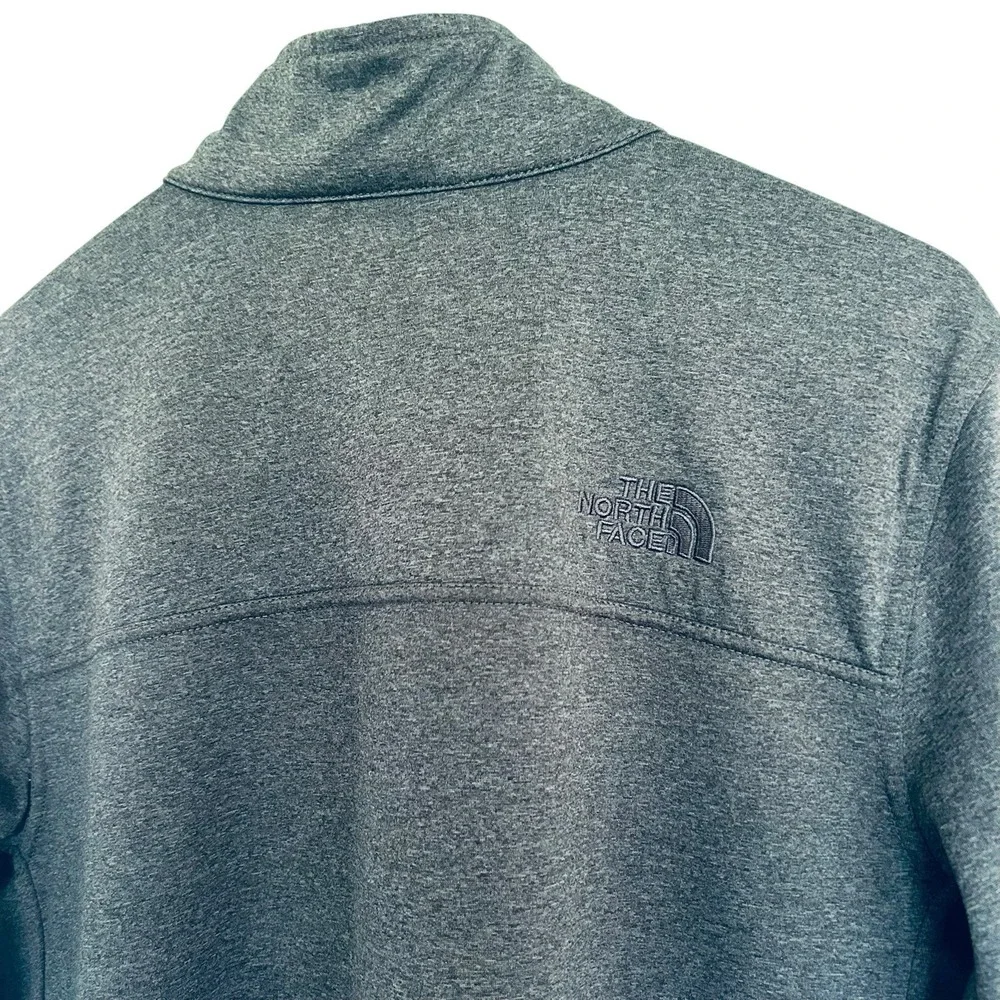 The North Face Apex Canyonwall Jacket Mens Medium Gray WindWall Softshell Zip